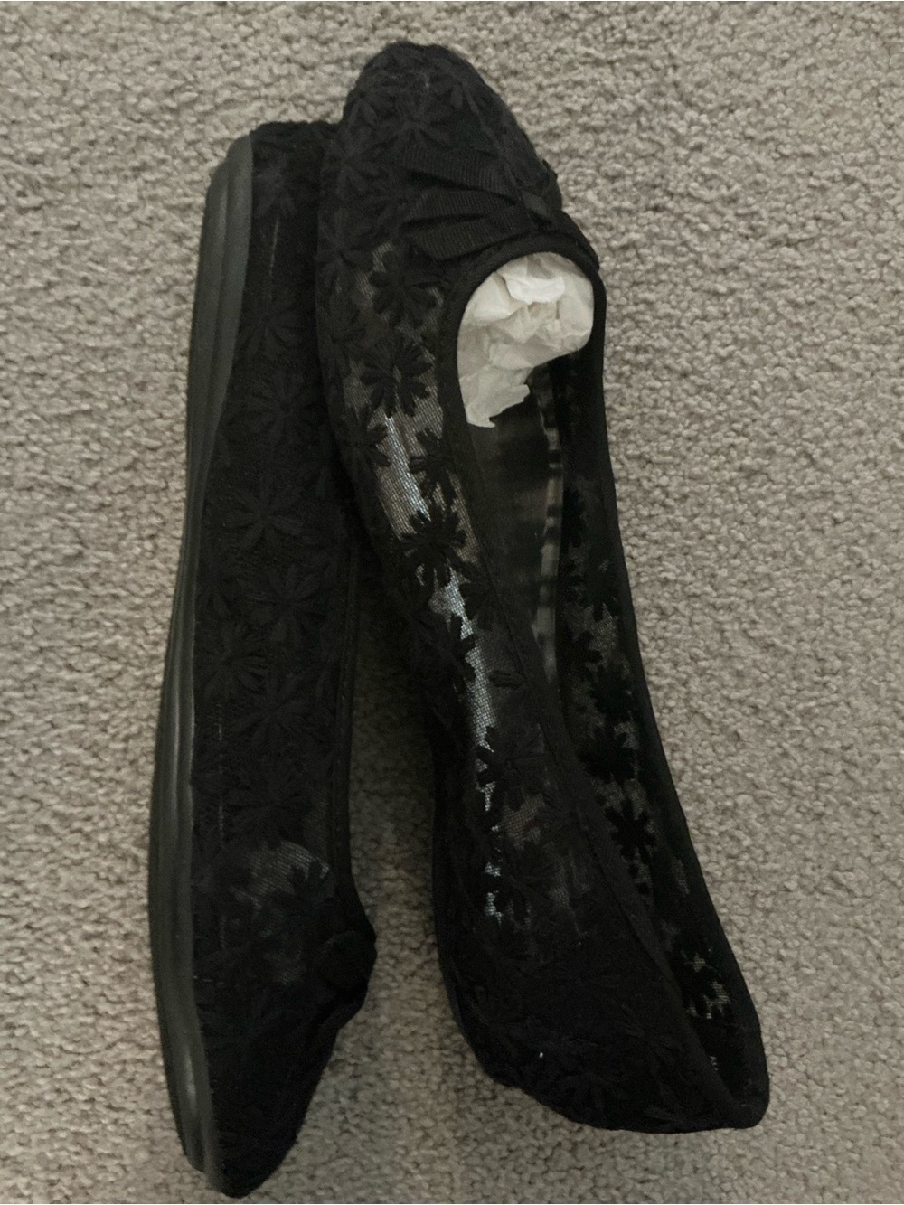 BONGO Black Women's Prima Ballet Flats